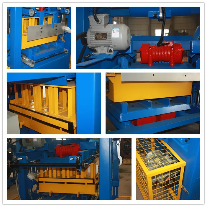 QT40-1 Good business ideas with small investment concrete interlock cement block making machine brick molding machine