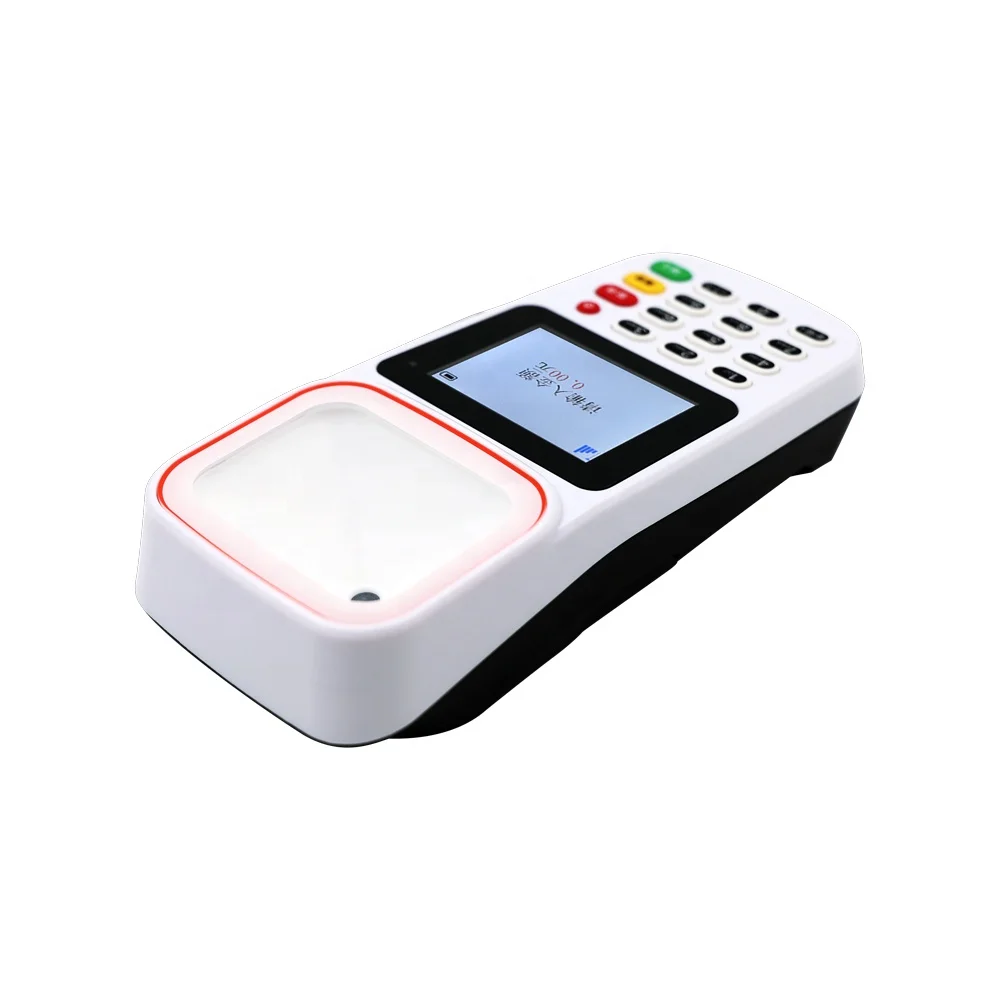 mini RTOS POS machine QR payment POS terminal with keypad barcode scanning POS for mobile payment