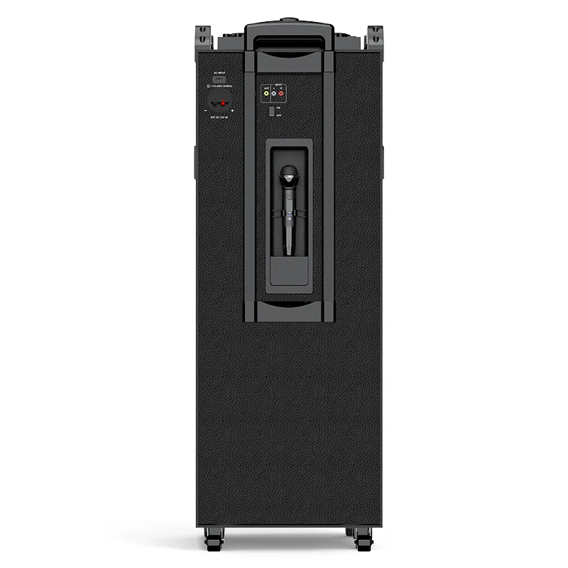 New Arrival Big Size 160W Active Double 12 Inch Super Bass Audio System Outdoor Trolley Party Speaker Karaoke DJ Speaker