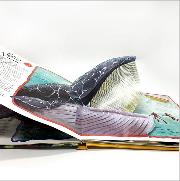 New Design cartoon children popup book print service