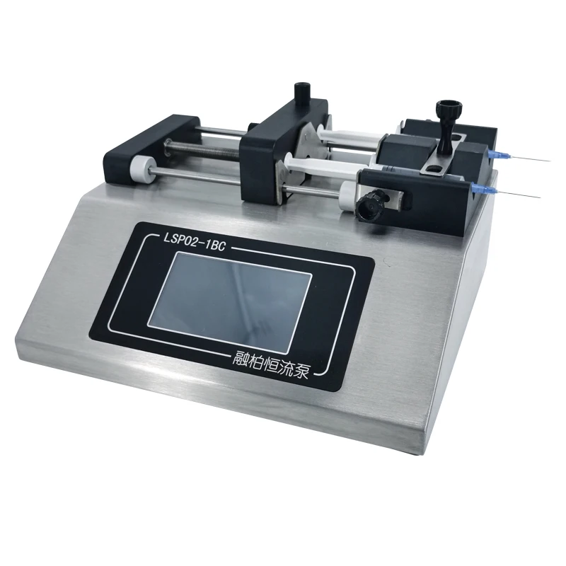 Microfluidics, Dual channel syringe pump, microfluidic equipment