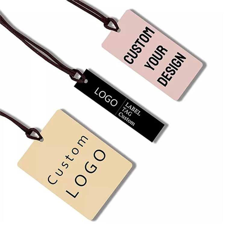 Black Design Print Envelope Hang Spare Button Paper Tag Kraft Paper Waterproof Customized Packaging Vinyl Custom Stickers