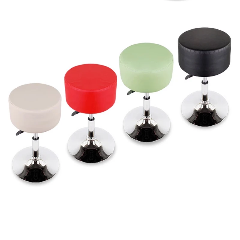 Счетные барные стулья для парикмахерского салона современные кухни искусственная кожа Вращающийся Регулируемый стул гидравлический вращающийся