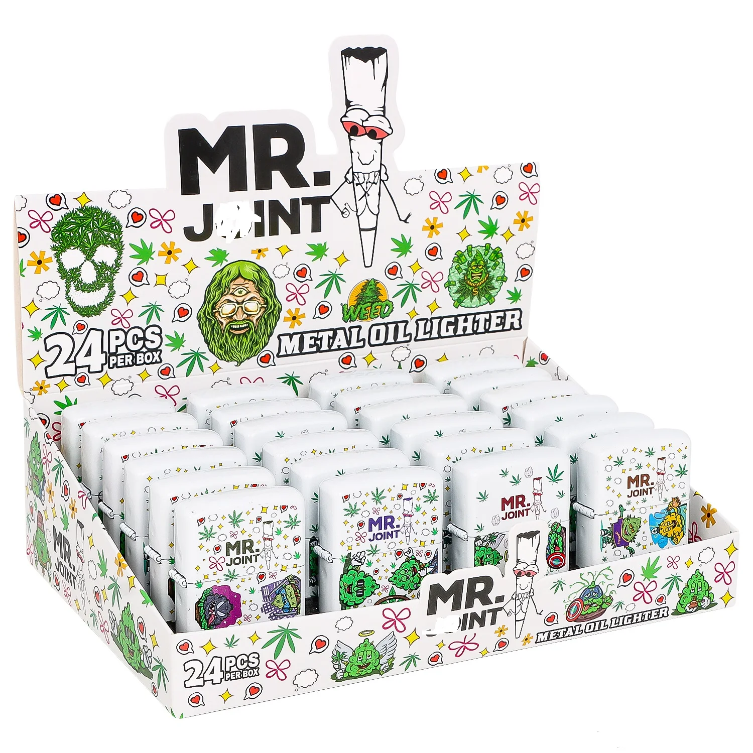 Wholesale Fashion Designs Lighters Metal Trend Lighters Gas Free Support Customized Gift Lighters with Display Box