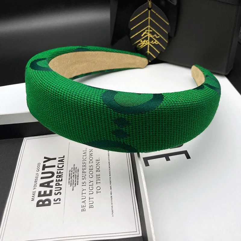 Luxury Catalogue Designer Headbands Double G Famous Sponge Head Bands Women Hair Accessories Accesorios Para El Cabello