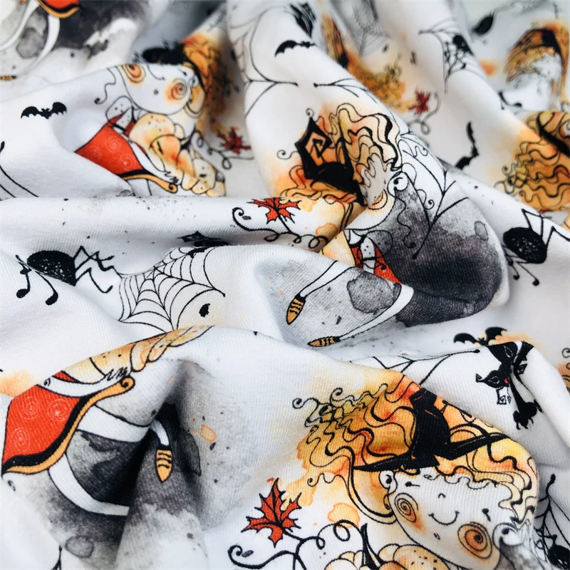 Attractive Price Wholesale Digital Printed Organic Multi Colors 95% Cotton 5% Spandex Cotton Lycra Fabric For Baby