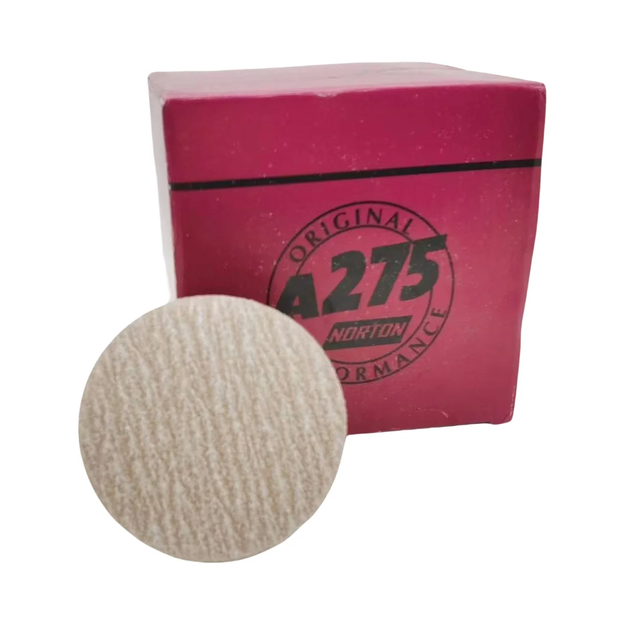 A275 Aluminum oxide round sandpaper 3 inch hook and loop film abrasive sanding disc for car wood polishing
