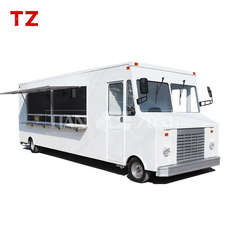 TIANZONG V58 Mobile Food Truck ice cream large Food Trailer best model food cart