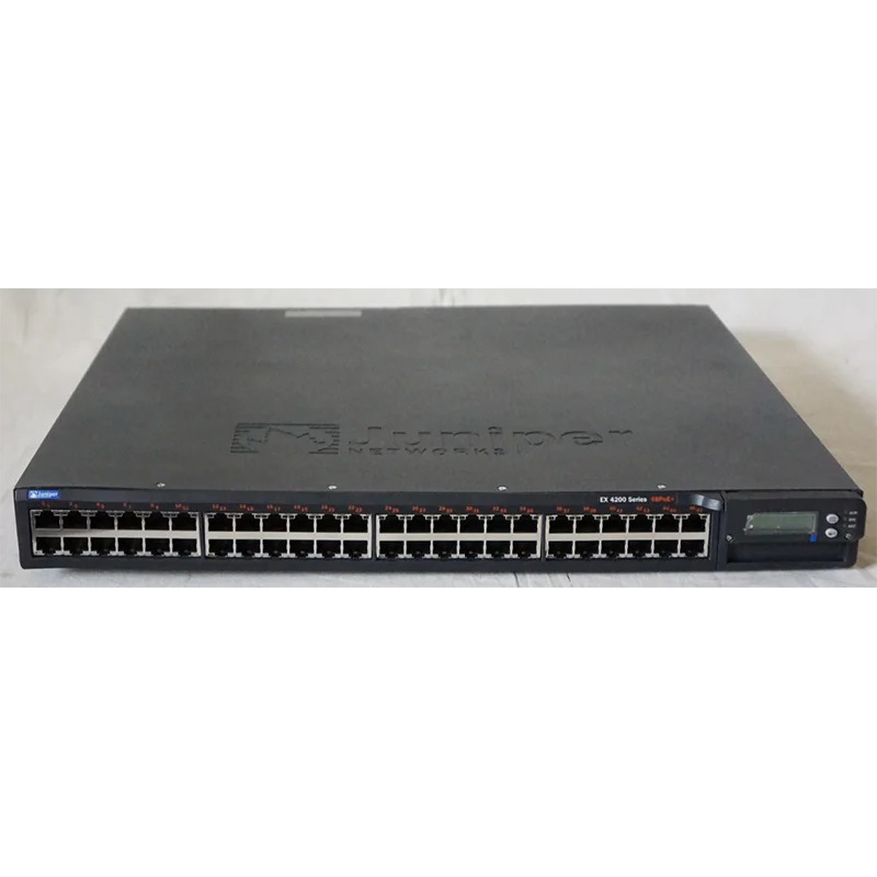 EX4200-48PX EX3200-48T QFX3500-48S4Q-E/S  Full Gigabit POE power network management switch Dual power supplies