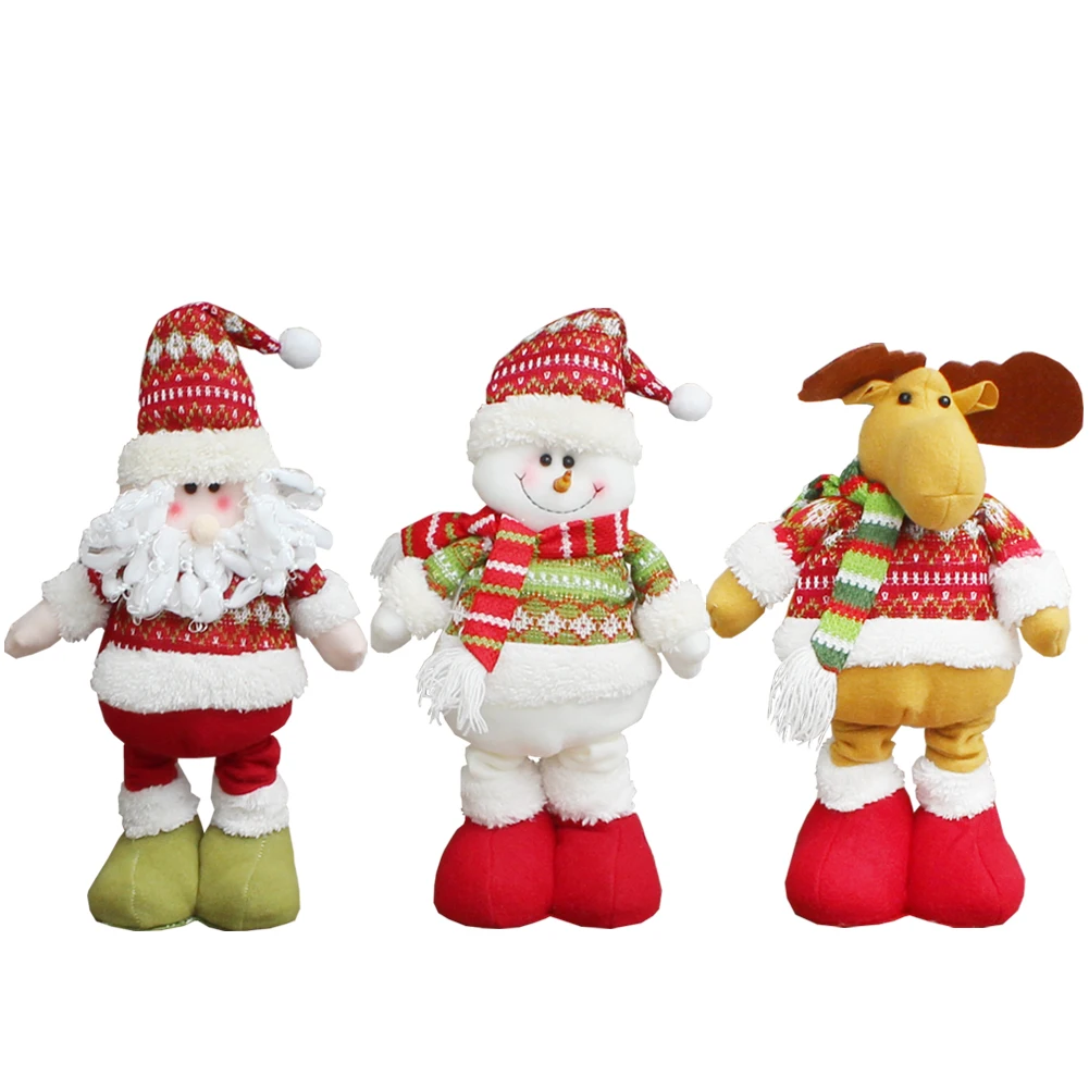 Plush Little Soft Christmas Gifts Toy Stuffed  Santa claus Helper Christmas Doll Gift (62583696651)