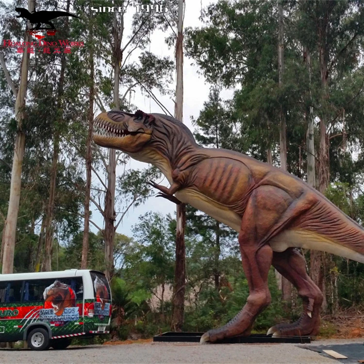 High quality life size remote control dinosaur animatronic robot