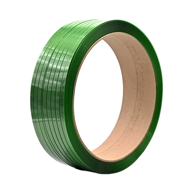 ZILI High Tensile Green Embossed Plastic Belt Polyester Strap PET Strapping Band for Logistic Packing