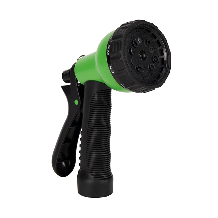 
Most Reliable Manufacturer 8 Pattern Garden Water Spray Gun High Pressure Hose Nozzle 