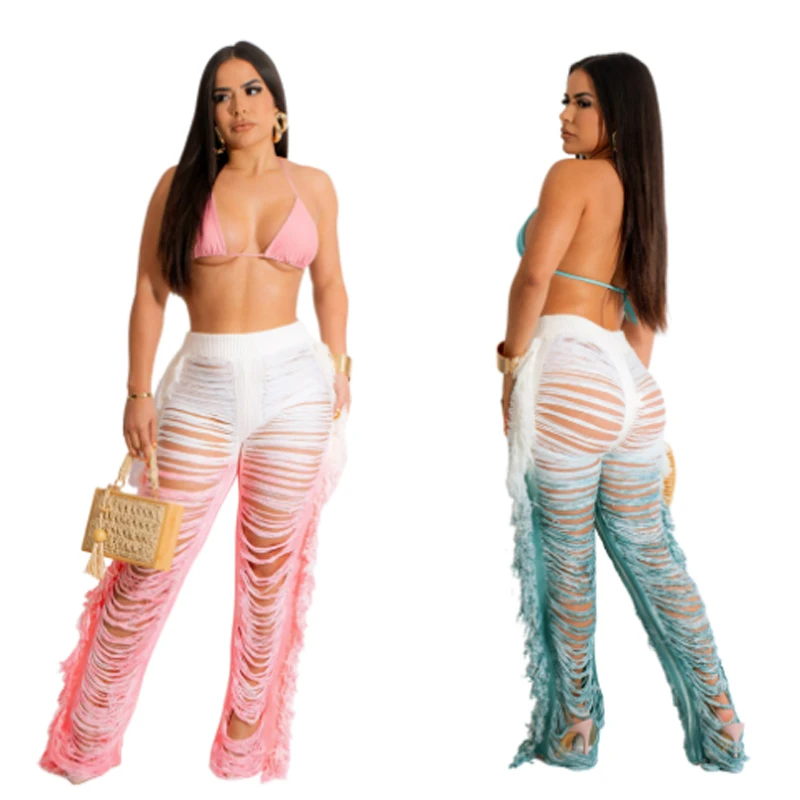 Wholesale Knit 2pc Sets Crochet Dress Hook Set Knitting Needle Womens Knit Sweater Two Piece Sets