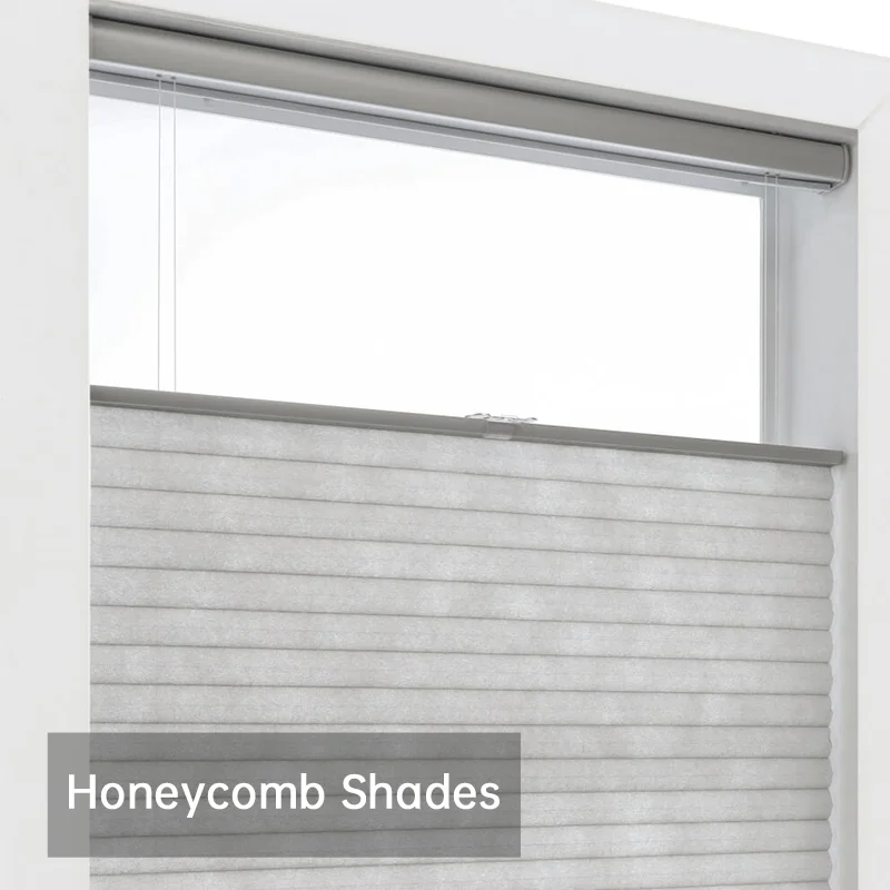 Chain Automatic Honeycomb Shades Small Orders /Sunroom Honeycomb Cellular Motorized Blinds