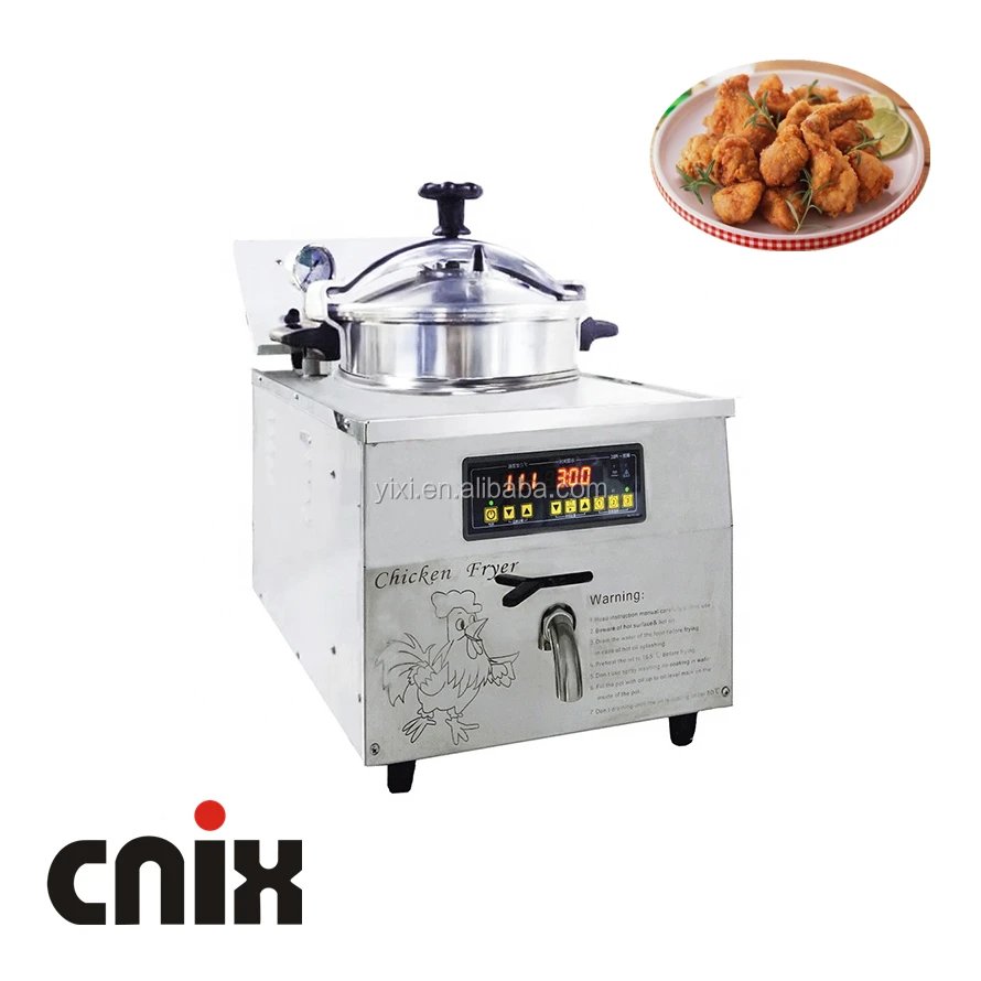 Cnix Mdxz-16b Electric Chicken Table Top Pressure Fryer