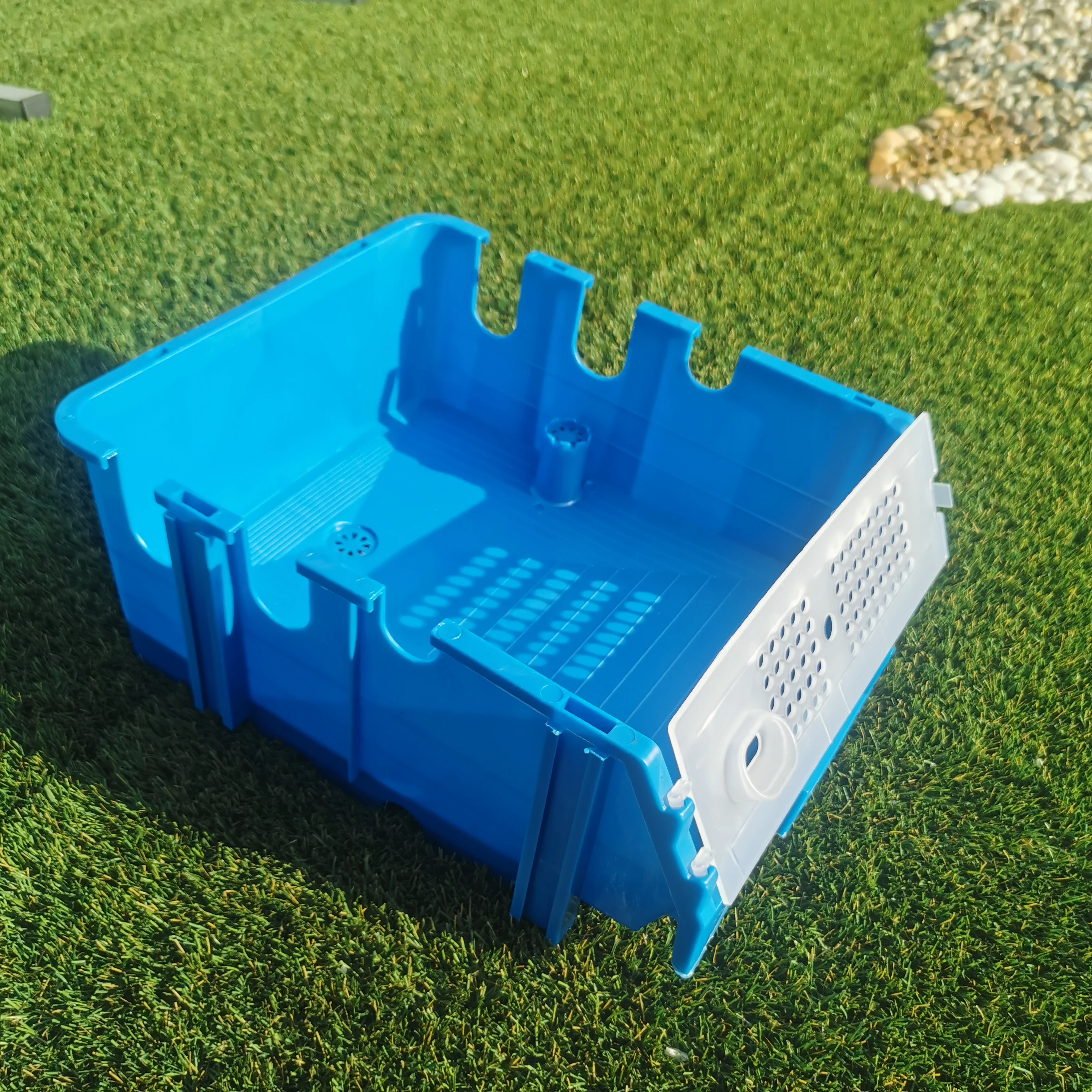 Factory wholesale Price Plastic box mud crab farming house for indoor lobster raising