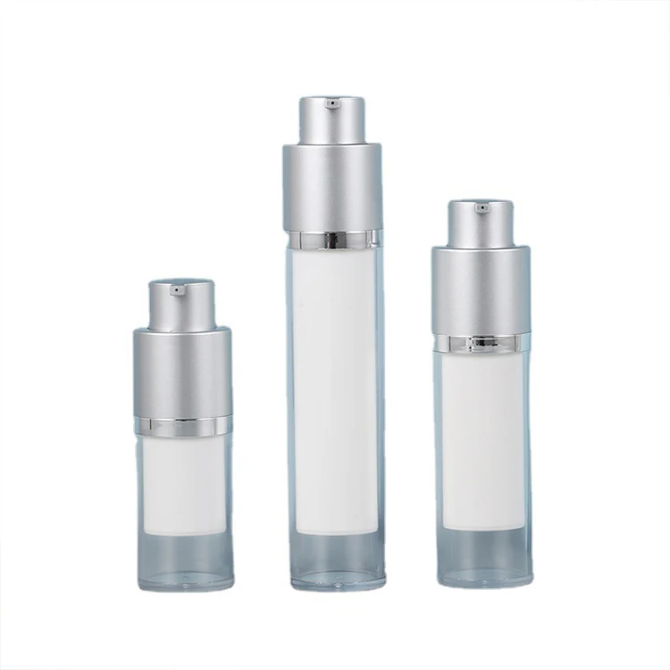 Sealant Twist up Plastic 15ml 30ml 50ml Pump Lotion Frosted pp Airless Bottle