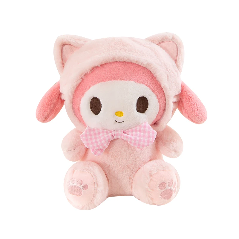 Fashion KT cat to Kuromi Melody Laurel dog personality plush toy costume doll gift for children