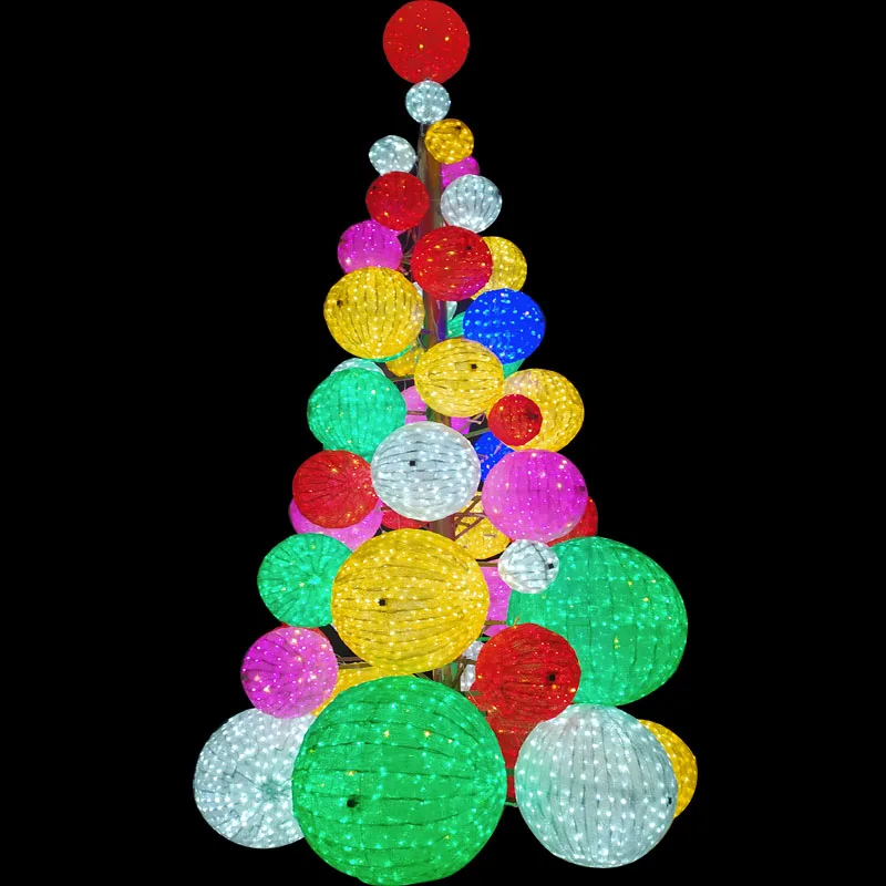 Outdoor Holiday Christmas Decorate Lights LED Christmas Tree Light  Motif Led Christmas Light Waterproof