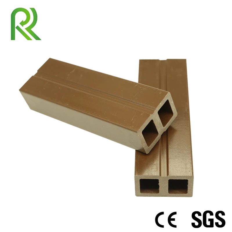 
factory prices faux engineered wood plastic composite wpc decking floor joists beam 