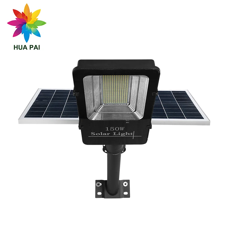 HUAPAI Optical Control Ip65 Waterproof 60watt 100watt 150watt 200watt LED Solar Power Street Light