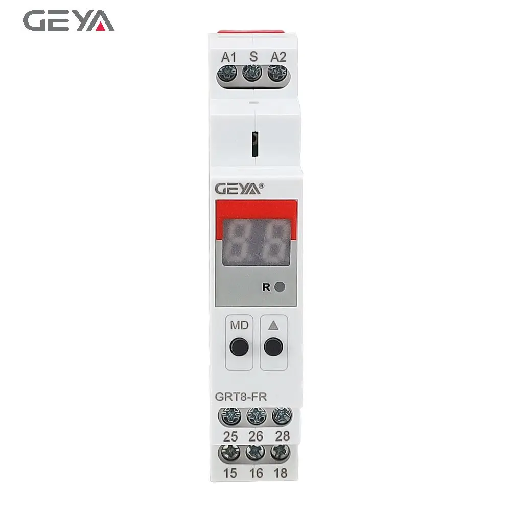 GEYA Forward and reverse control delay time relay  of the motor Digital Time timer relay manufacture AC/DC 12V-240V