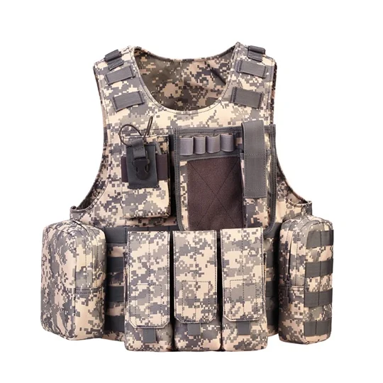 High Quality Army Tactical Vest Military Tactical chaleco tactico 5.11 Vest With Bullet Pouches