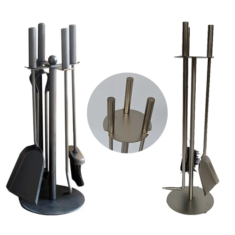 Stainless Steel Fireplace Tool Outdoor Indoor Use Fireplace Tool Set For Wholesales Fireplace