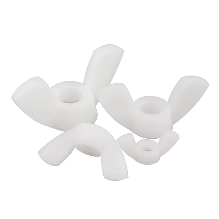 Black White Nylon Wing Nut M2 M2.5 M3 M4 M5 M6 M8 M10 M12 M14 M16 M18 M20 Butterfly Nut Ngot Plastic Insulation Thumb Nuts