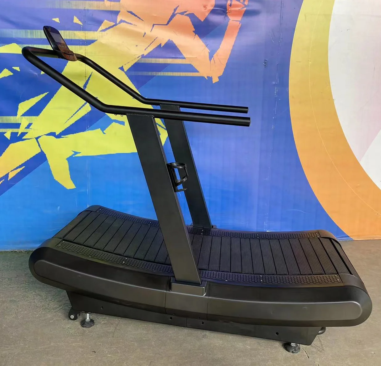 Air Runner Non-motorized Unpowered Curved Treadmill commercial manual treadmill