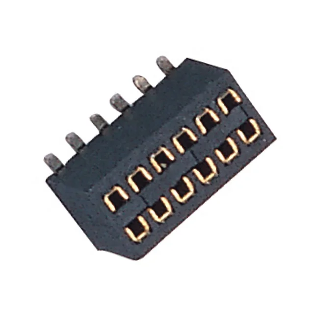 1,27 мм гнездовой разъем H2.0, Двухрядное поверхностное крепление, нижний вход, гнездовой разъем, 2,54 мм, 0,1 дюйма, гнездовой разъем