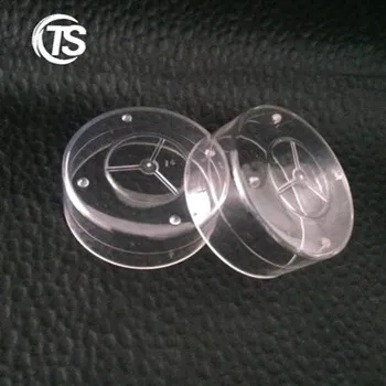 pc7 plastic round shape empty tealight candle
