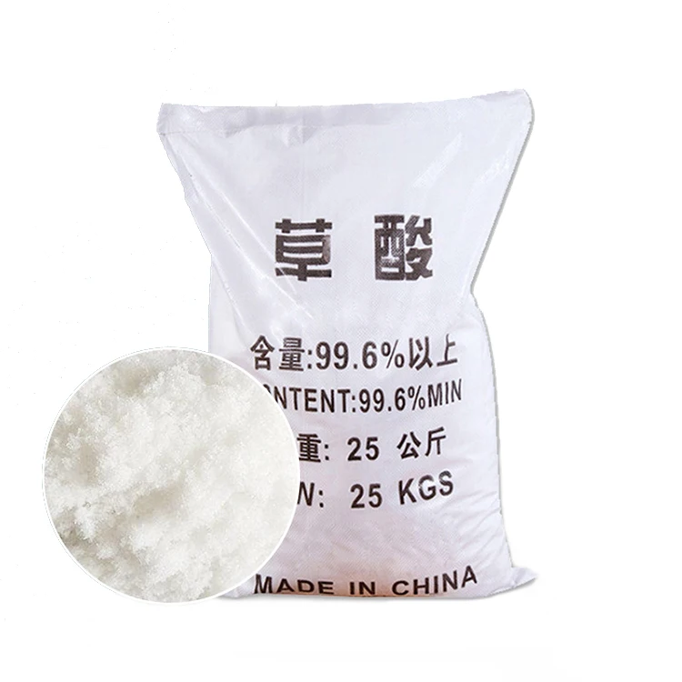 99.6% Oxalic acid with CAS 144-62-7 for industrial grade