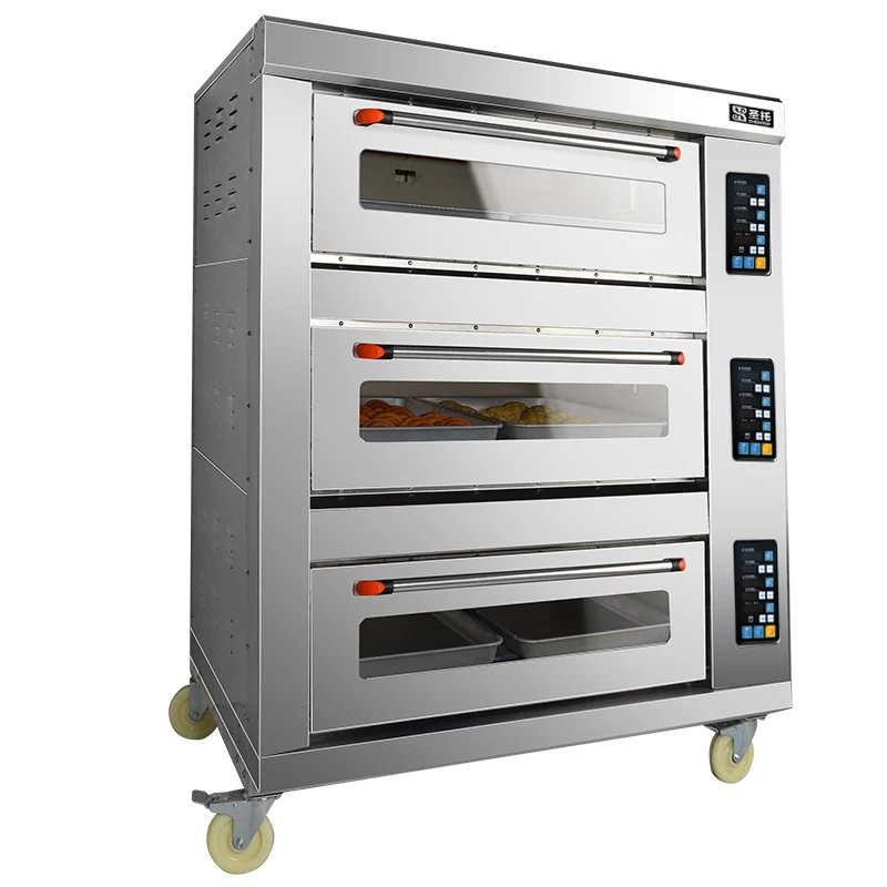 2022 New Design High Quality Automatic Bread Making Machine Baking Ovens industrial electric ovens