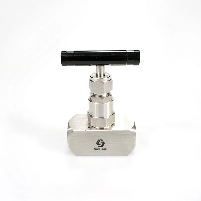 6000PSI SS316 1/2 NPT General Application Bar Stock Instrumentation Adjustable Female Straight Swagelok Type Needle Valve