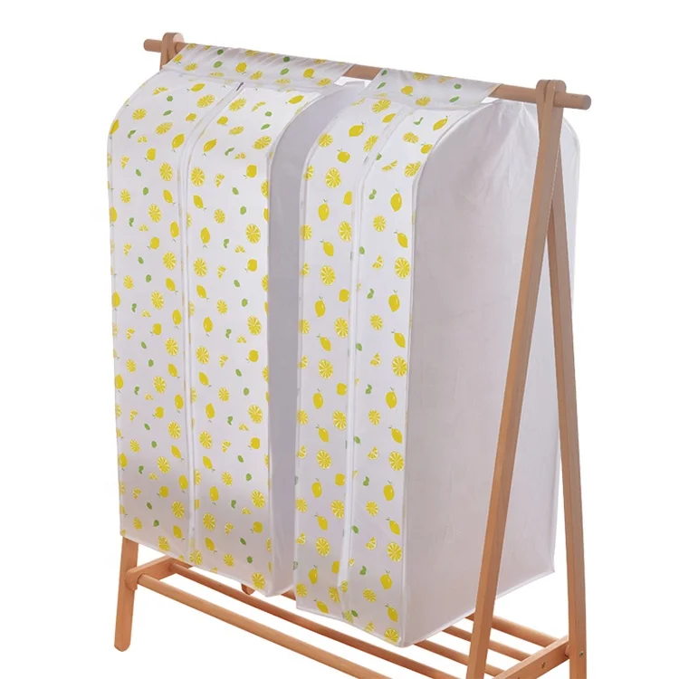 Customised garment bag for clothing white garment bag transparent golden supplier garment bag suit cover