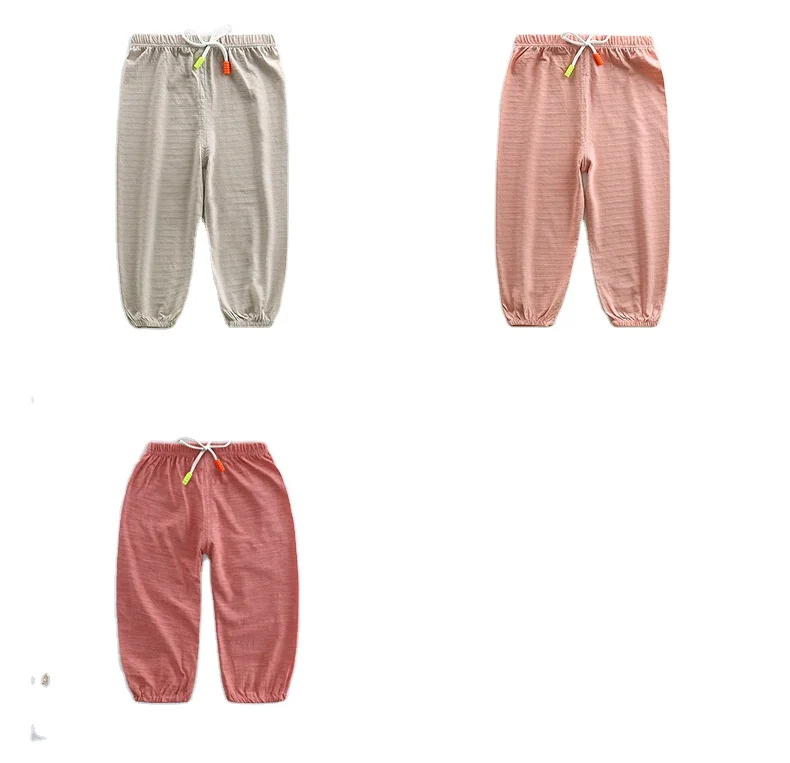 
High Quality Fashion 100 Cotton Sweatpants Jogger Children Kids Girl Pants 