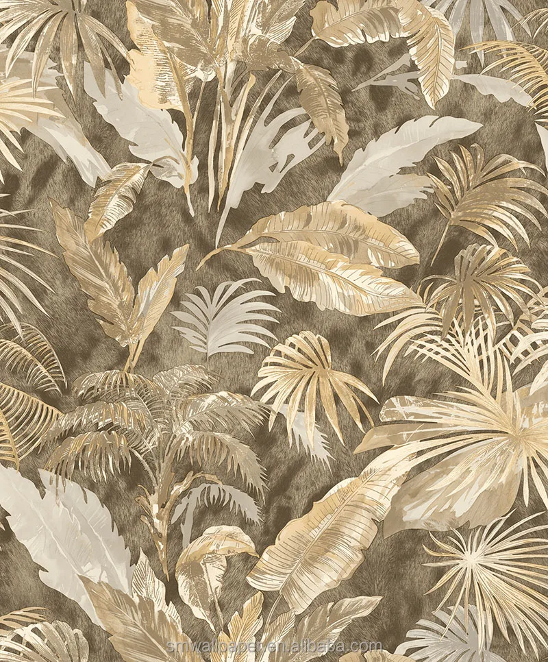53CM Width Tropical Leaf Wallpaper Self Adhesive Wall Paper Sticker WallPaper Home Decoration Mural Wallpaper