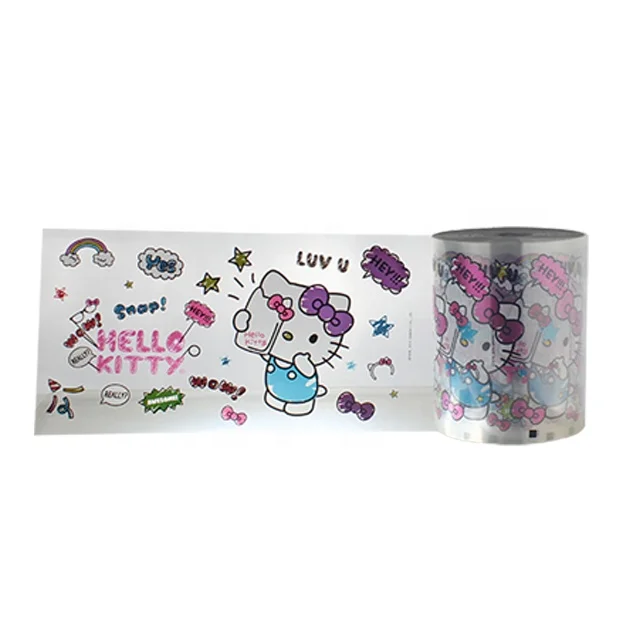 Wholesale Custom Design Print Cartoon pvc label film  for thermal transfer