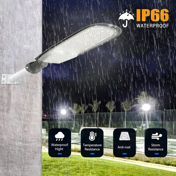 Manufacturers Commercial Aluminium Ip 66 Outdoor Waterproof Smd Parking Lot Highway 100w 150w 200w Ac Led Street Light