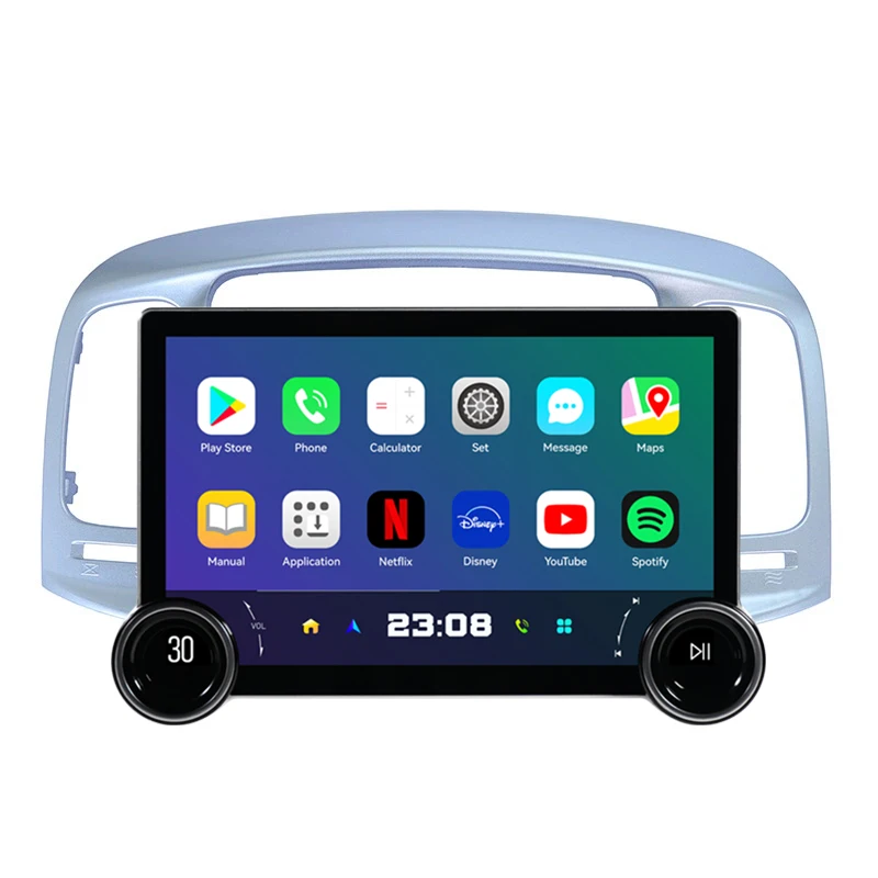 Universal GPS Navigation System Multimedia Android Car Radio 11.5 Inch Dsp Carplay Car Stereo For Hyundai Verna