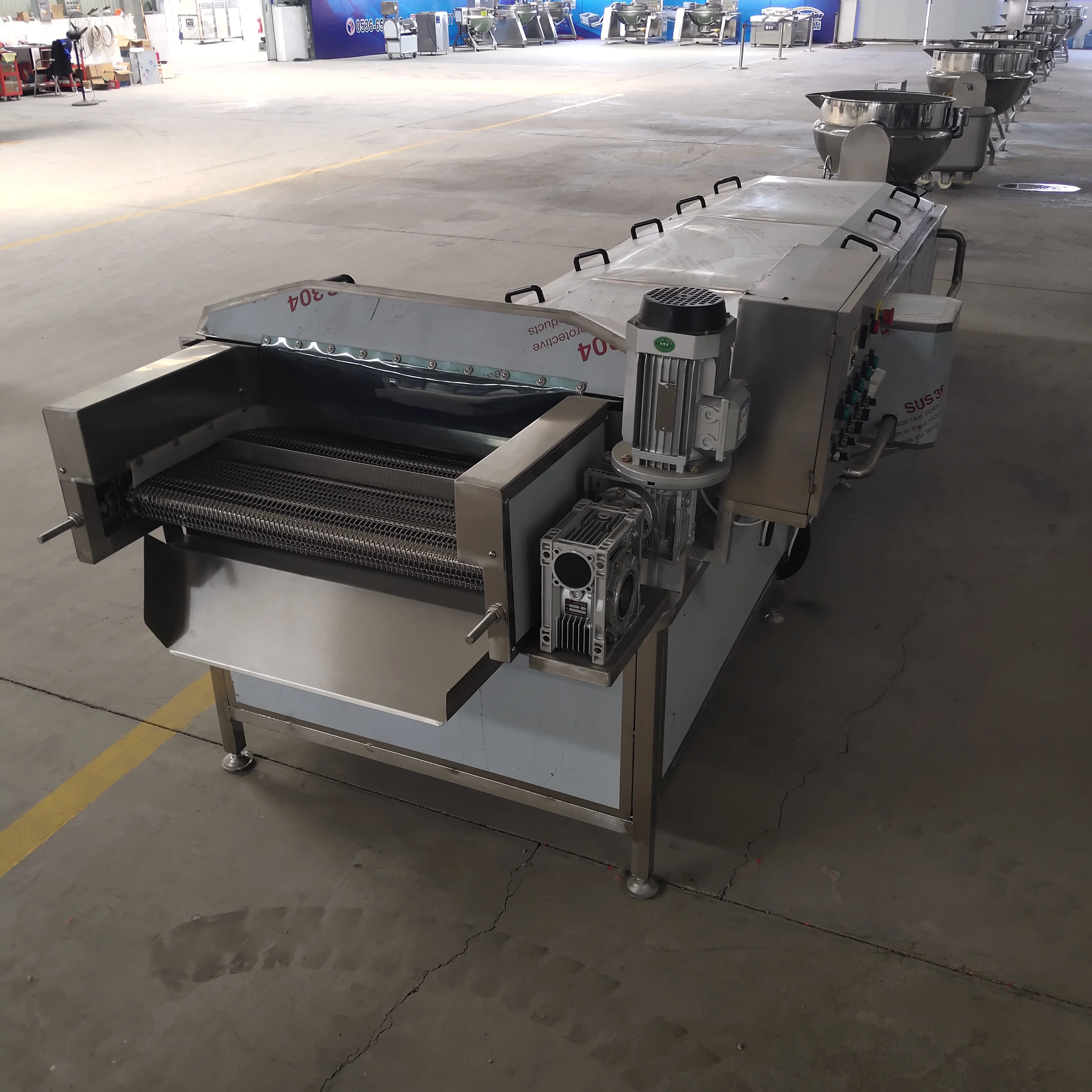 High efficient pasteurization food beverage yogurt tunnel pasteurizer