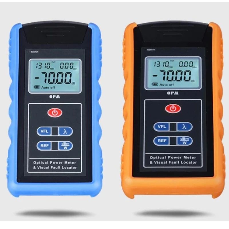 Handheld TL-560 Optical Light Source 800/1700nm OPM FTTH Optic Laser power meter and 1-5MW Fiber Optic Visual Fault Locator