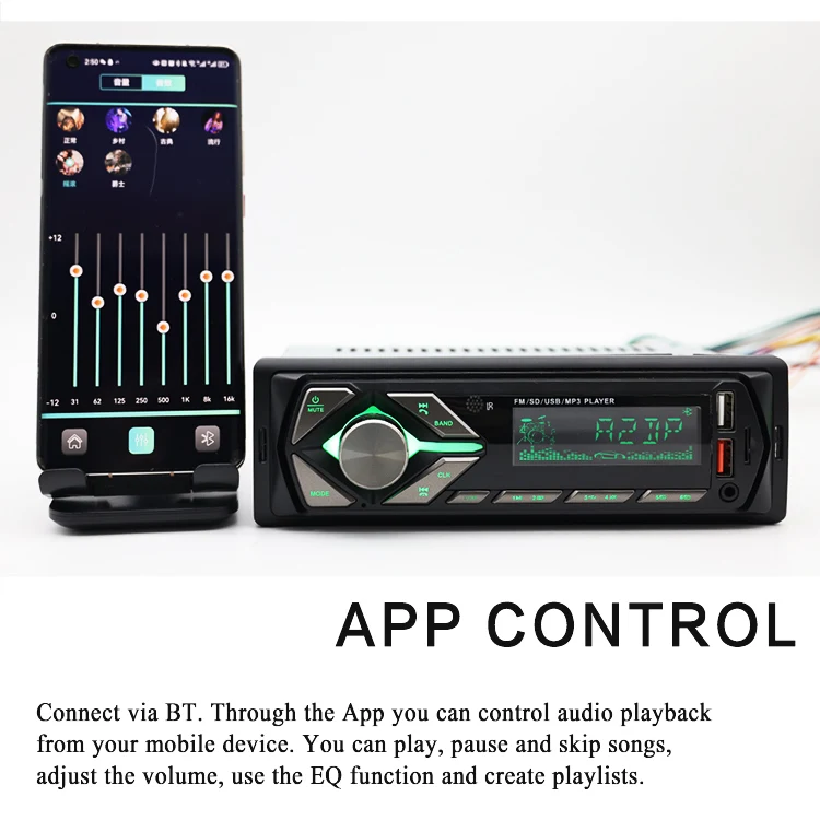 Hot oem manual Private 1 din 2usb fm transmitter car mp3 player for car with fast charging car audio