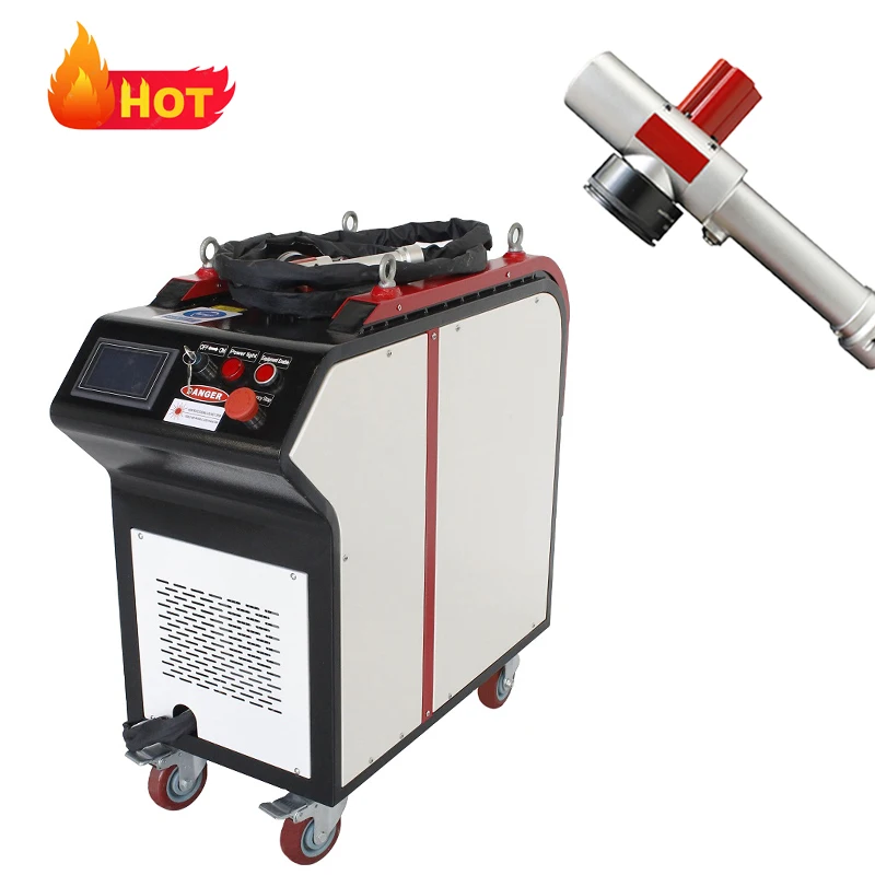Металлические ржавчины инструмент для удаления масло 50w 100w 200w 500w 1000w Рюкзак Переносной Волокна Лазерная очистная