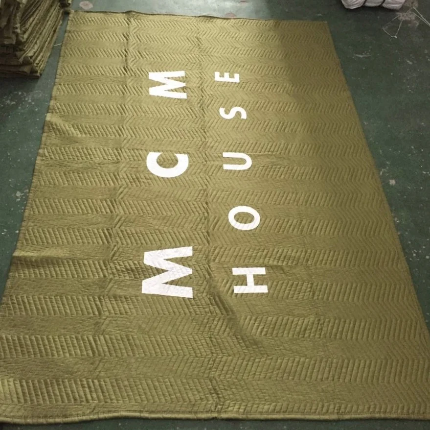 Cheap Recycle Acrylic Cotton Military Blanket