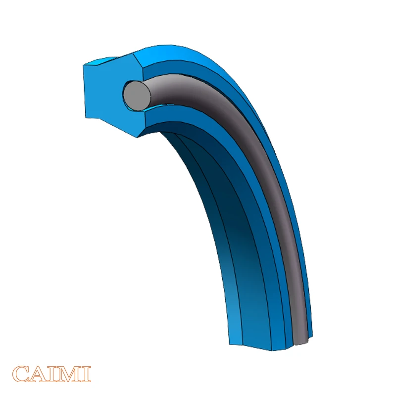 CAIMI all size available OEM red PU seal MU6 RU6 ring U cup seal