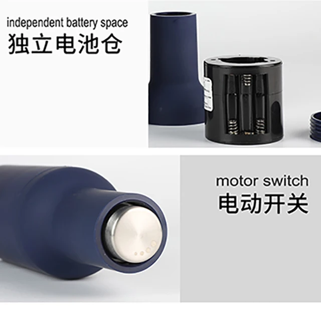 Amazon Hot Sales Gravity Bottle Grinder Automatic Matte Gravity Buttery electric Salt spice mill pepper grinder