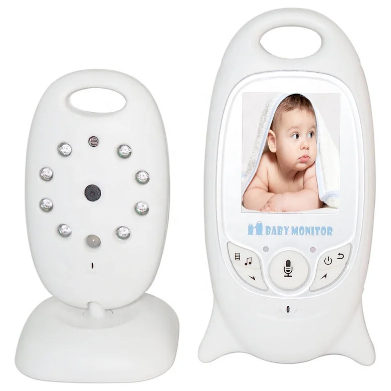 VB601 2.4G Wireless Baby Video Monitor with Night Vision Two-way Talk LCD Display Temperature Monitoring Portable Baby Safe Care